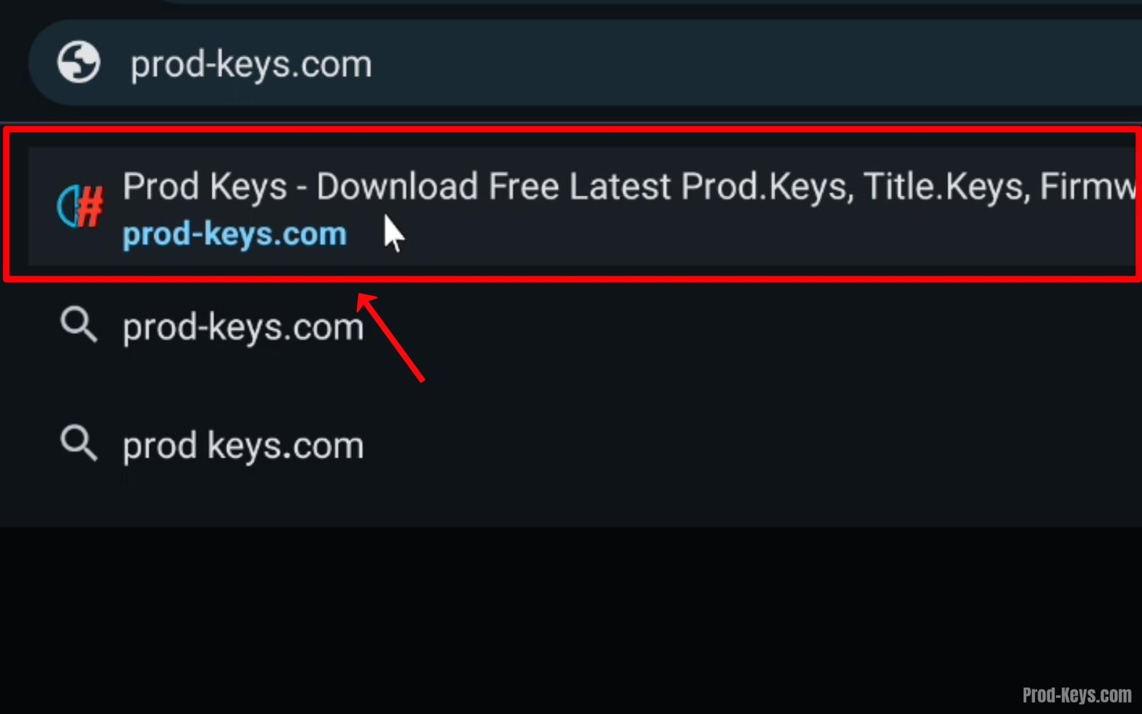 Are the keys dat prod keys correct